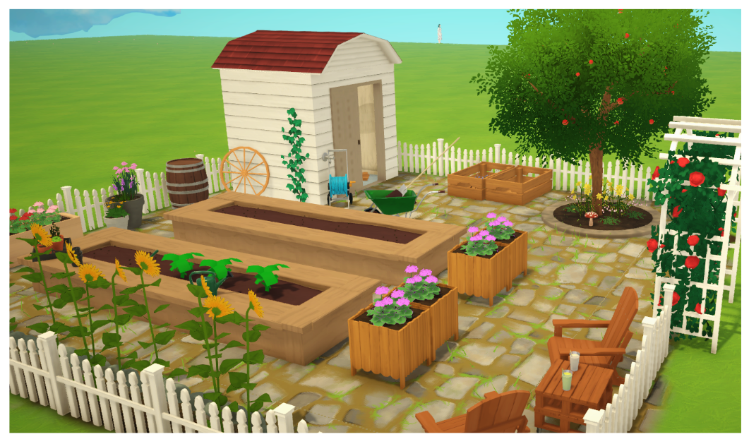 Cozy working garden image 2