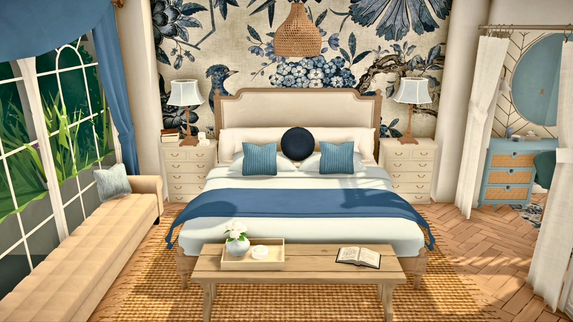 Luxury Blue Home with Walk-in Closet - zoibean image 3