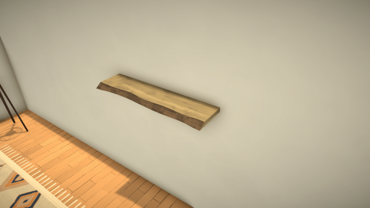 Natural Oak Plank Shelf image 4