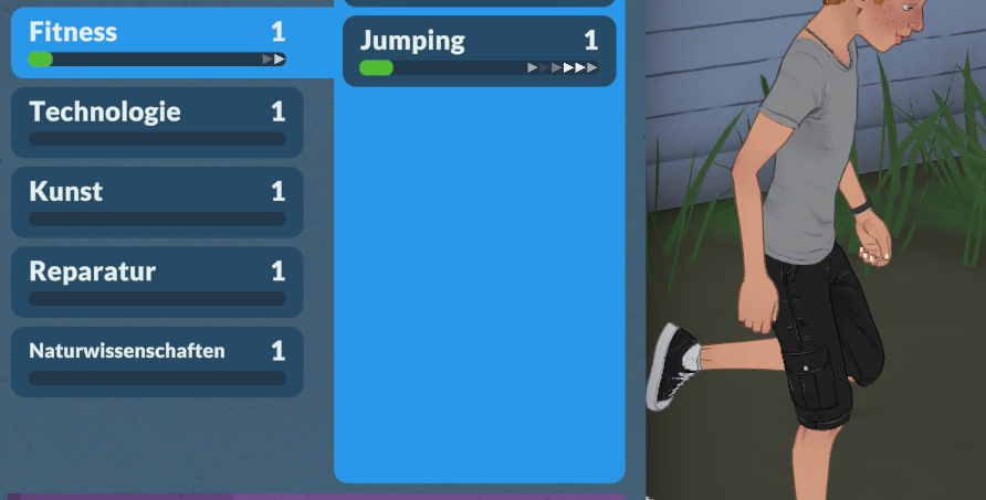 [New Skill: Jumping] + Hopscotch gives Fitness image 1