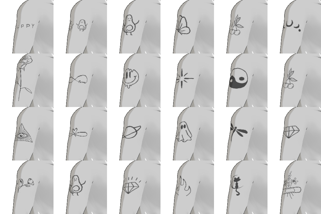 Outline Tattoos Pack - Vol.2 image 2