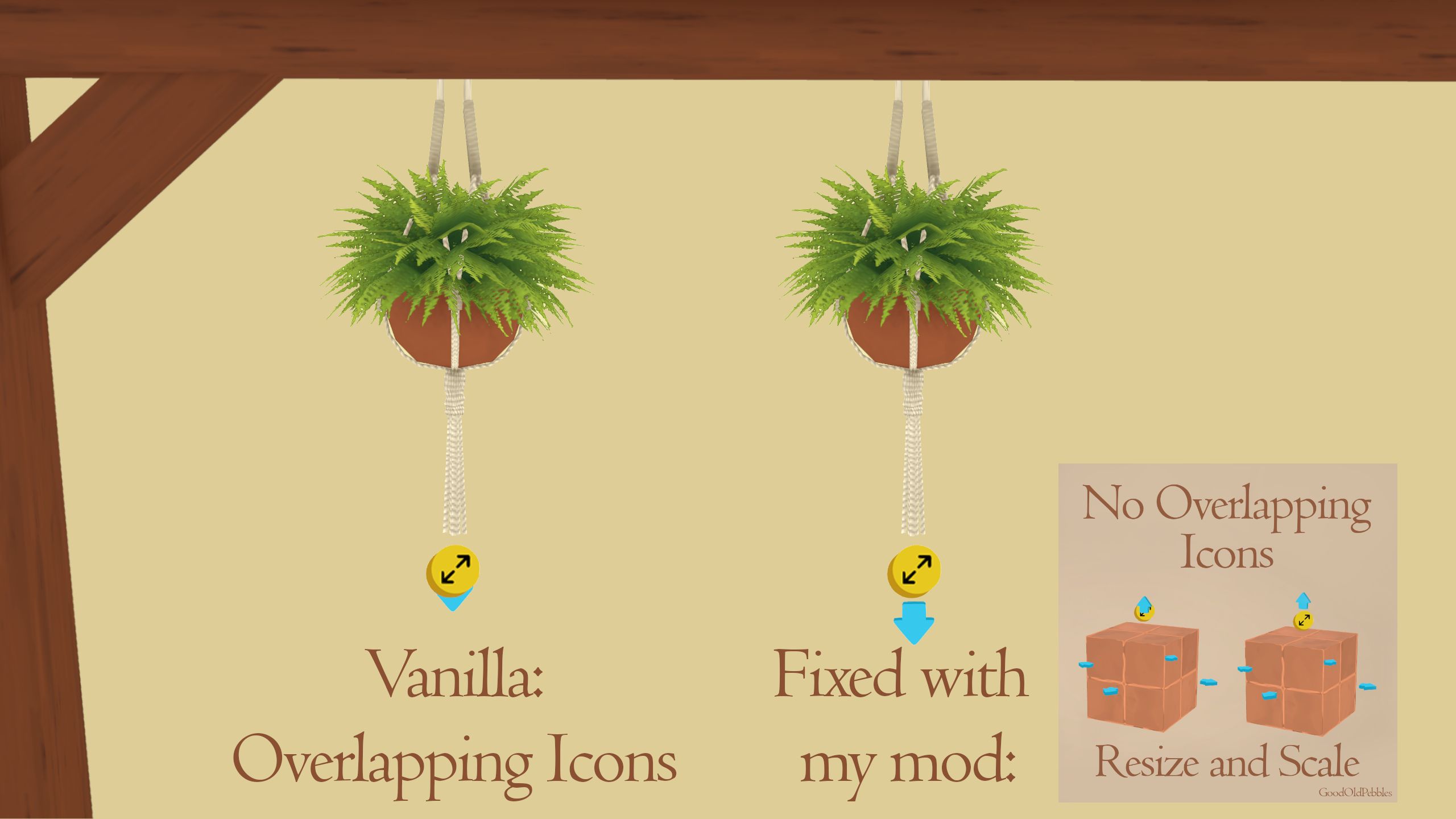 [Pebbles] Resizable Hanging Plants REPLACER image 2