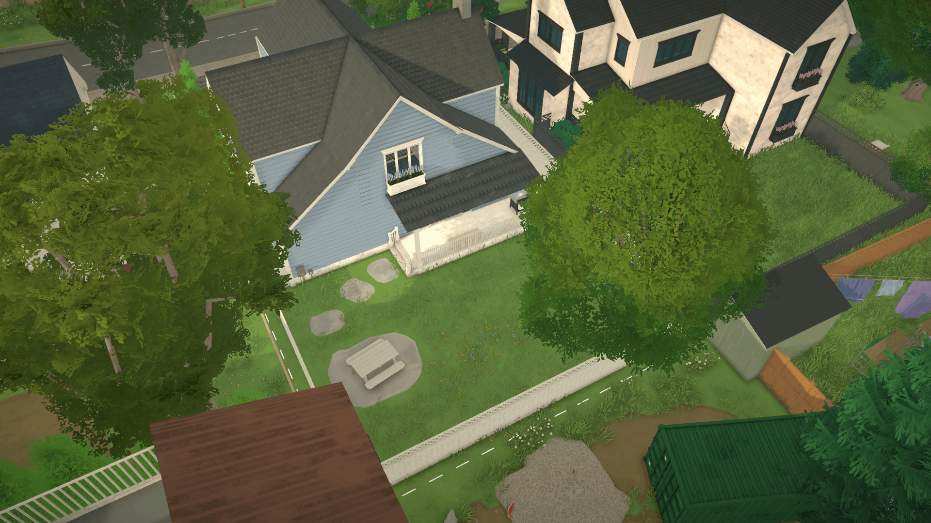 Classic Blue Suburban Home - Unfurnished image 3