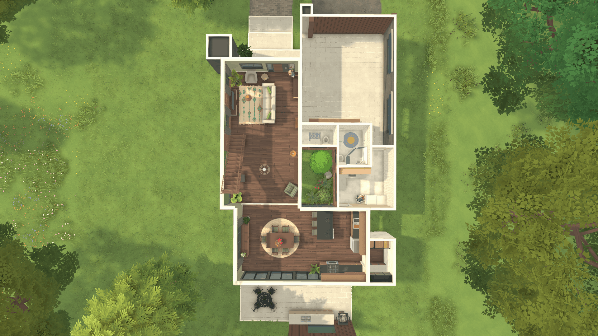 Gray Modern House image 7