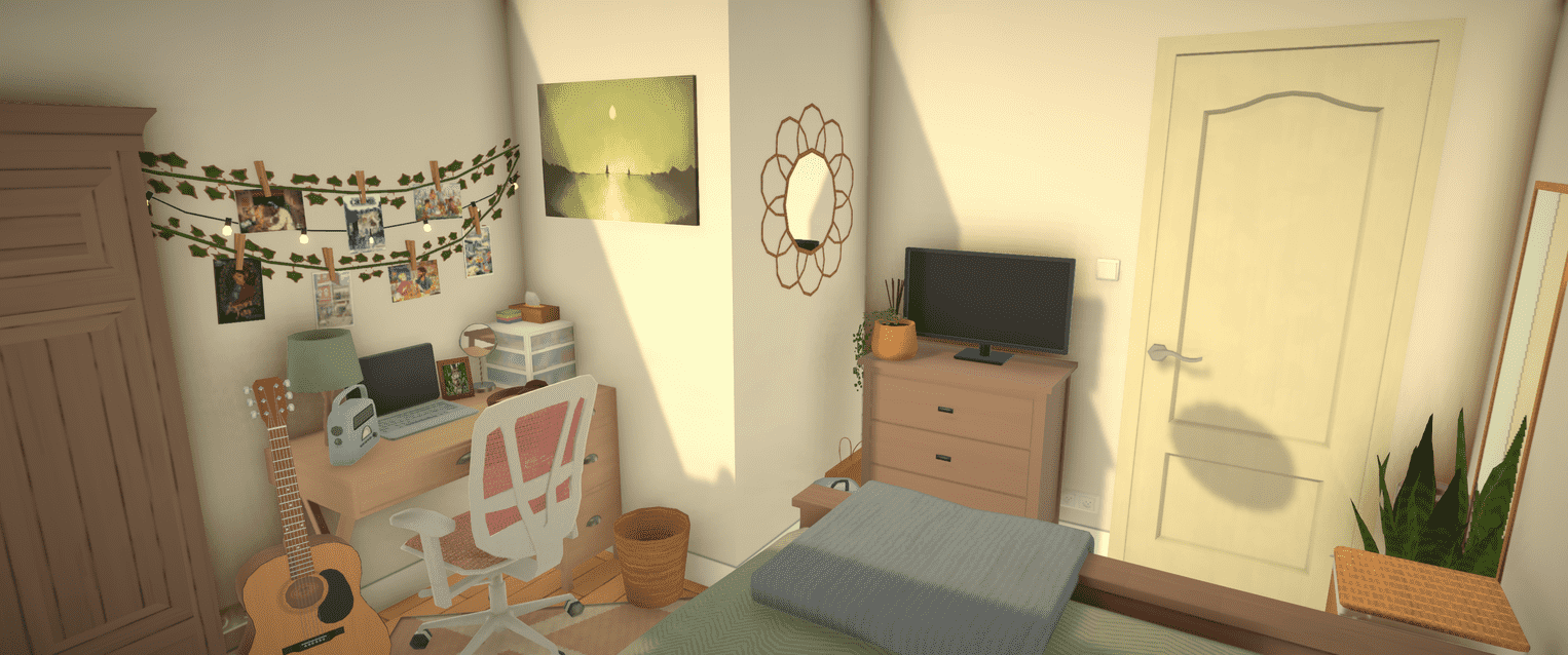 Cluttered Convenience Store with Apartment image 13