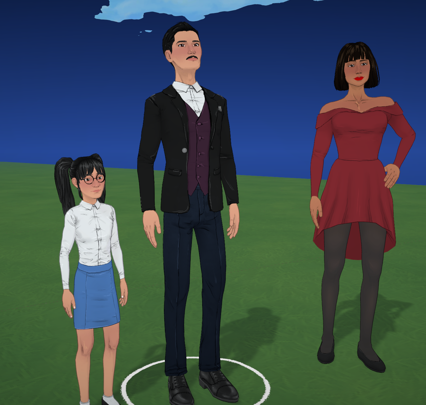 Goth Family (Sims 1) image 2