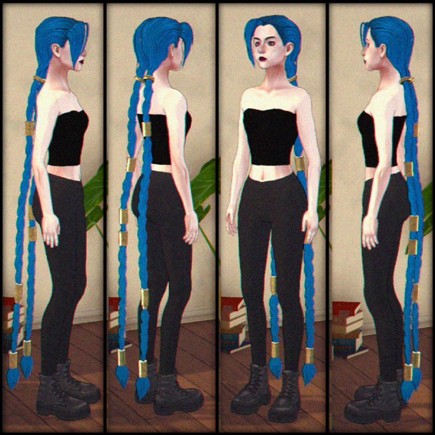 [Moons] Jinx Hair image 6
