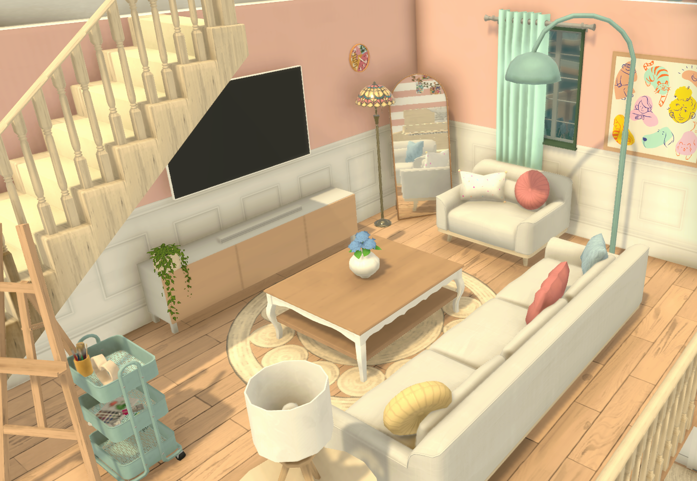 Cozy Pastel Townhouse image 3