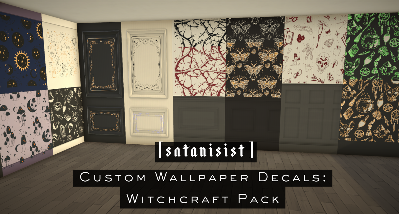 [satanisist] Wallpaper as Decals: Witchcraft Pack image 1