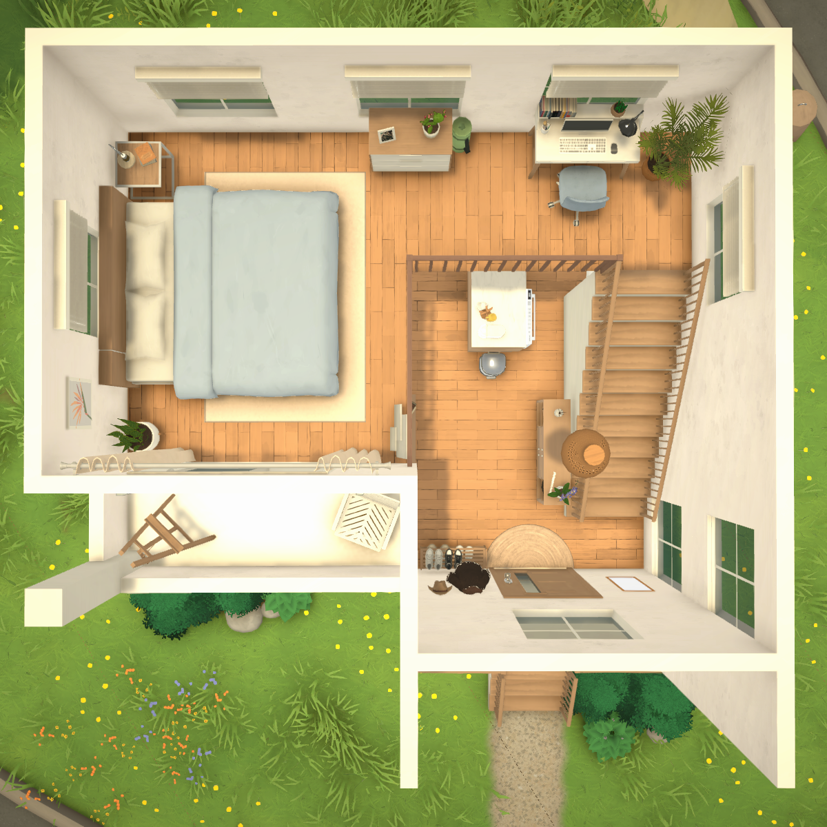 Muji Japanese & Nordic Tiny Minimal House (No CC) image 6