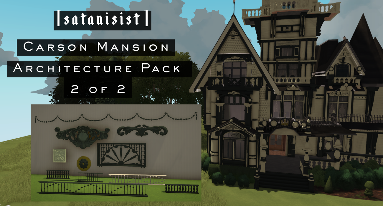 [satanisist] Architectural Elements: Carson Mansion Pack 2 of 2 image 1