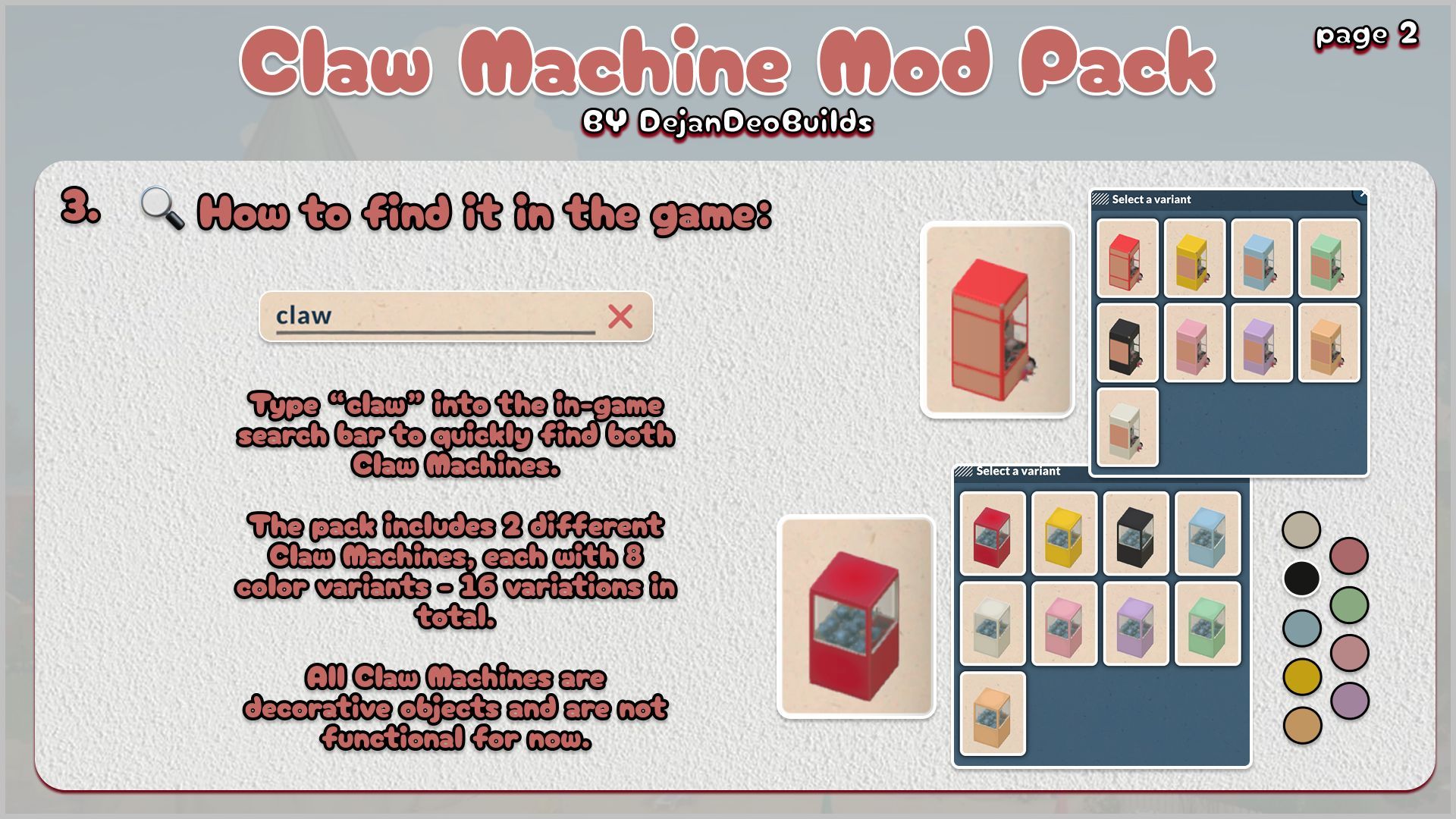 Claw Machine Pack image 2