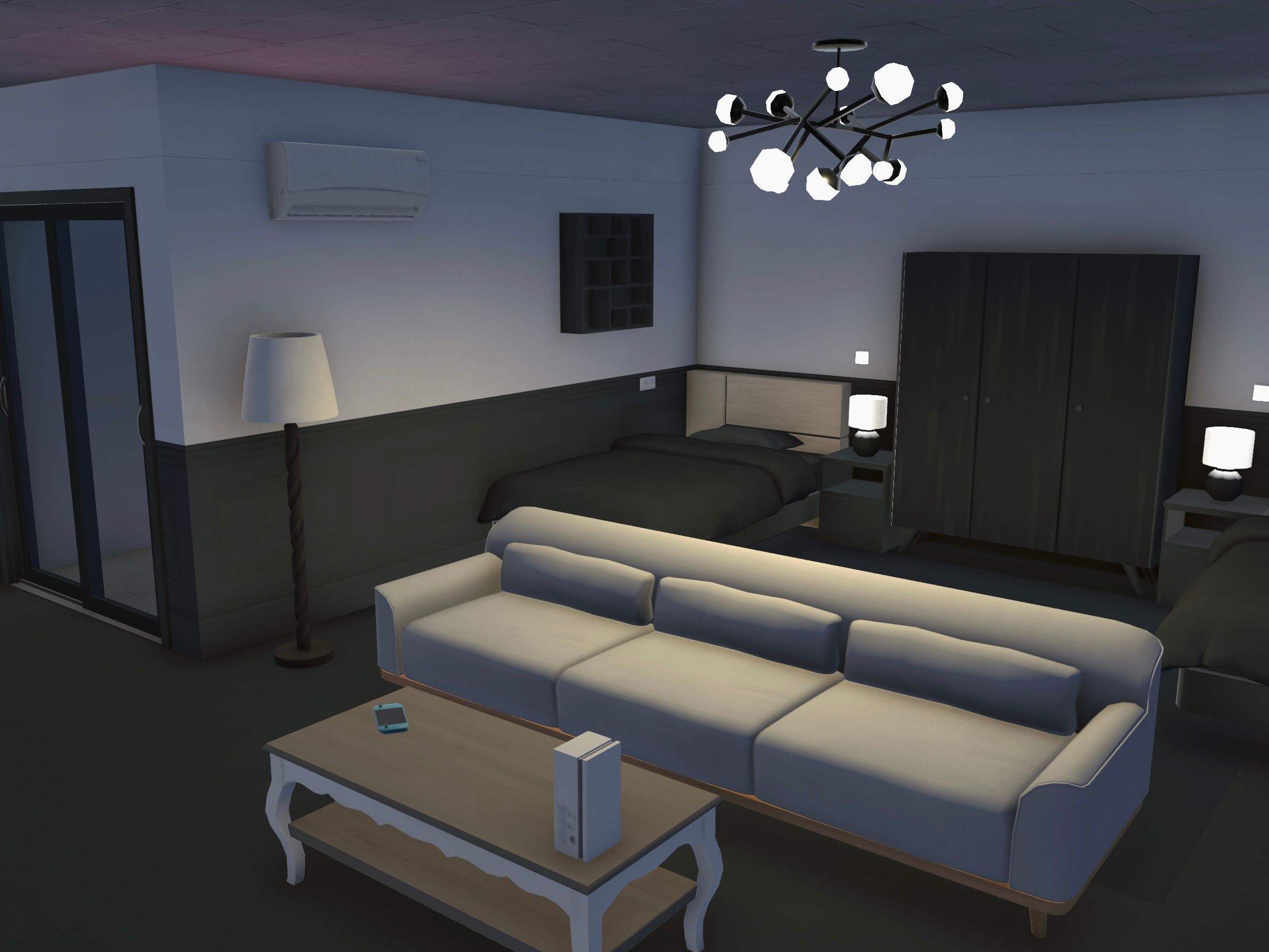 Black and White Modern Apartment 788m² image 5