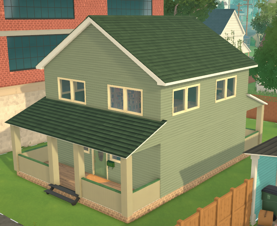 House that happens to be Green image 1