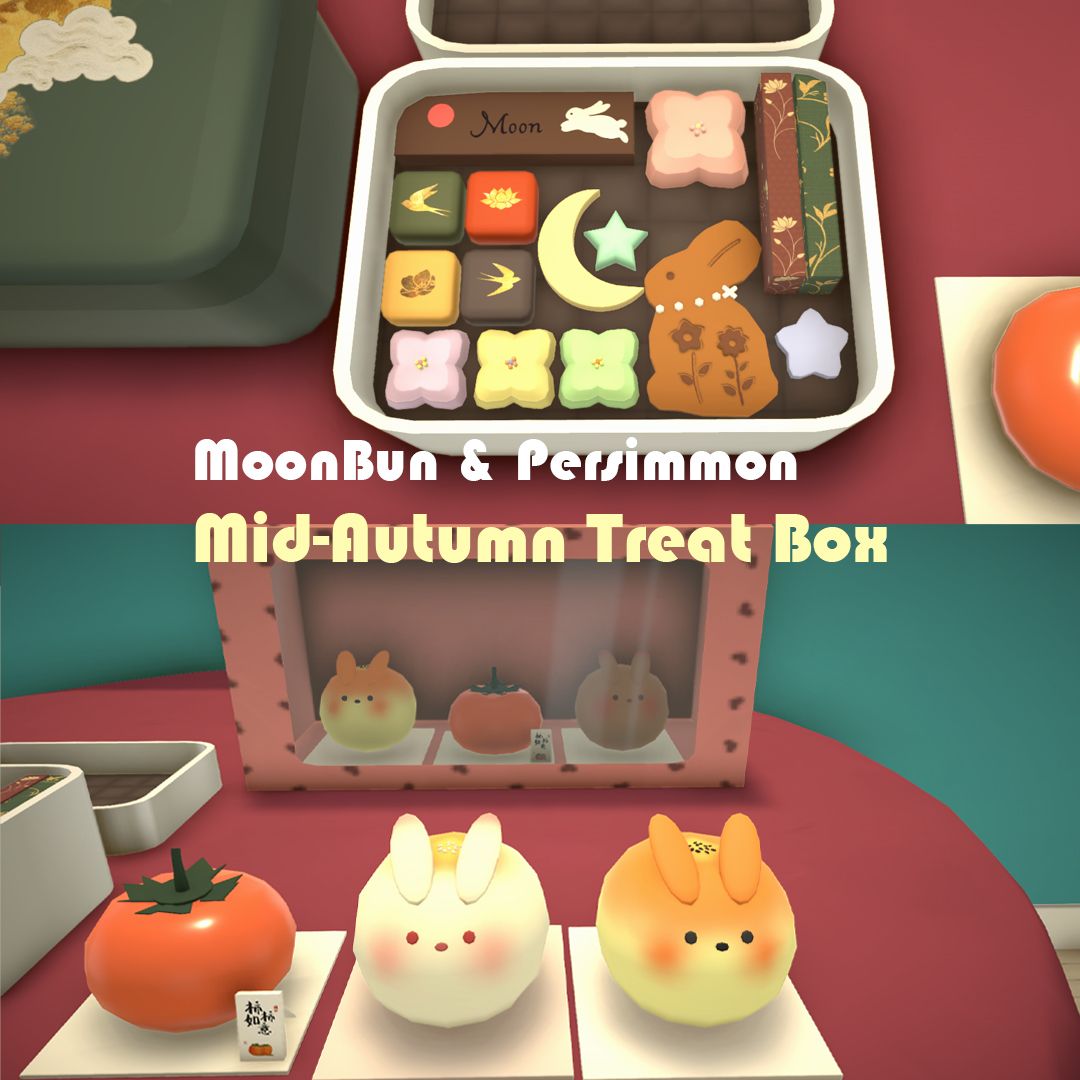 [Bear]MoonBun & Persimmon — Mid-Autumn Treat Box image 1
