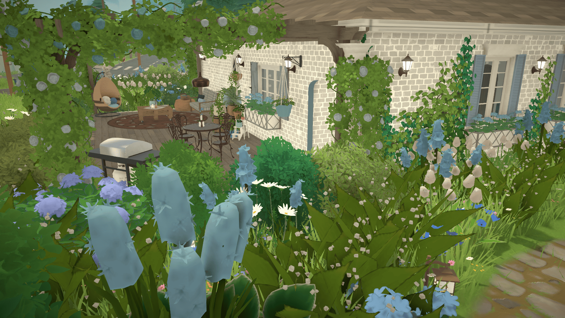 Blue Family Flower Cottage (Shell) image 6
