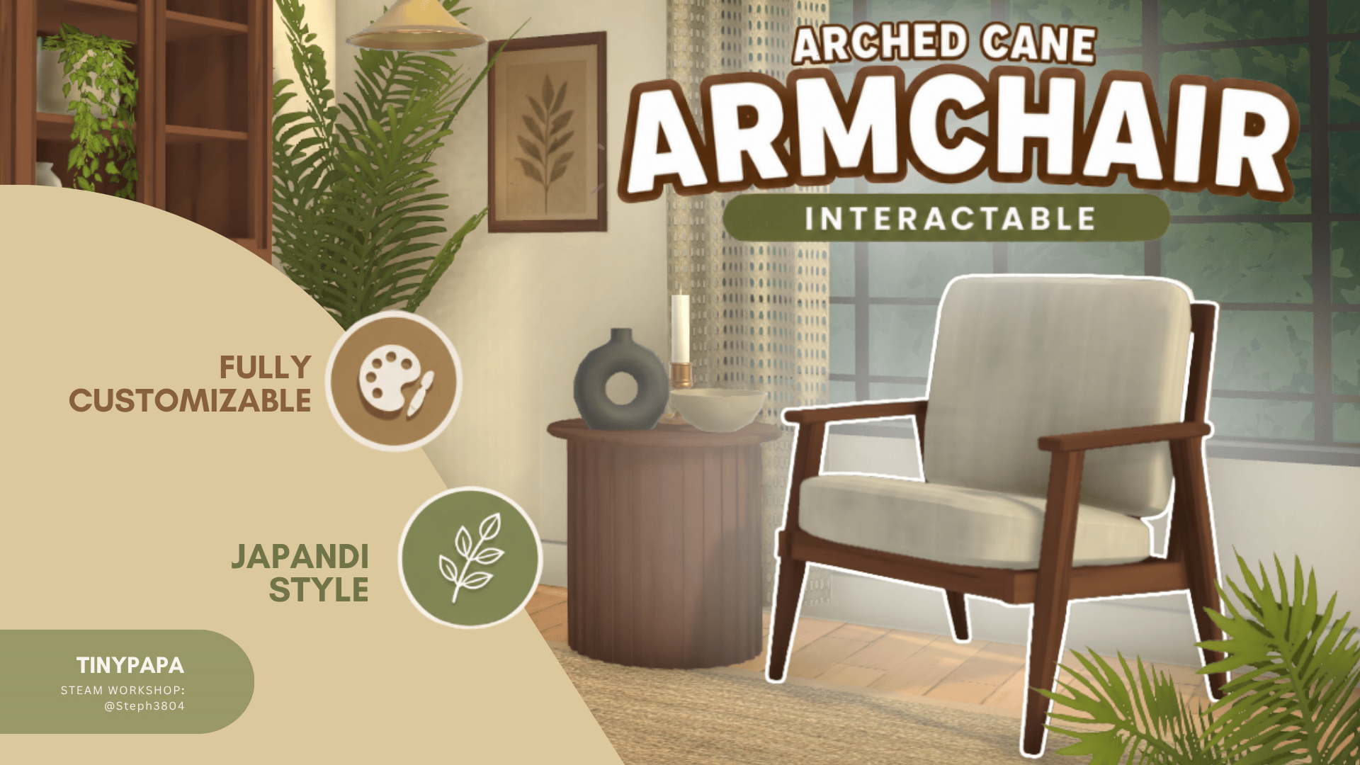 Arched Cane Armchair image 1