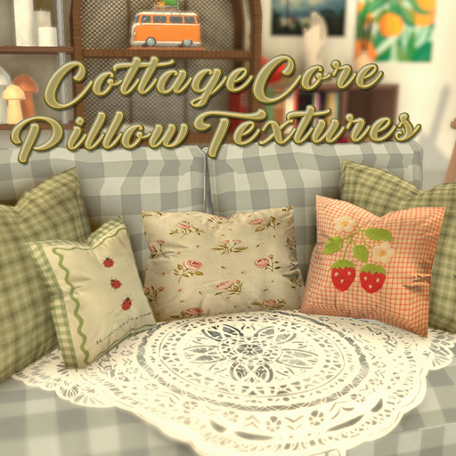 [KitCat] - Cottage Core Pillow Textures image 1