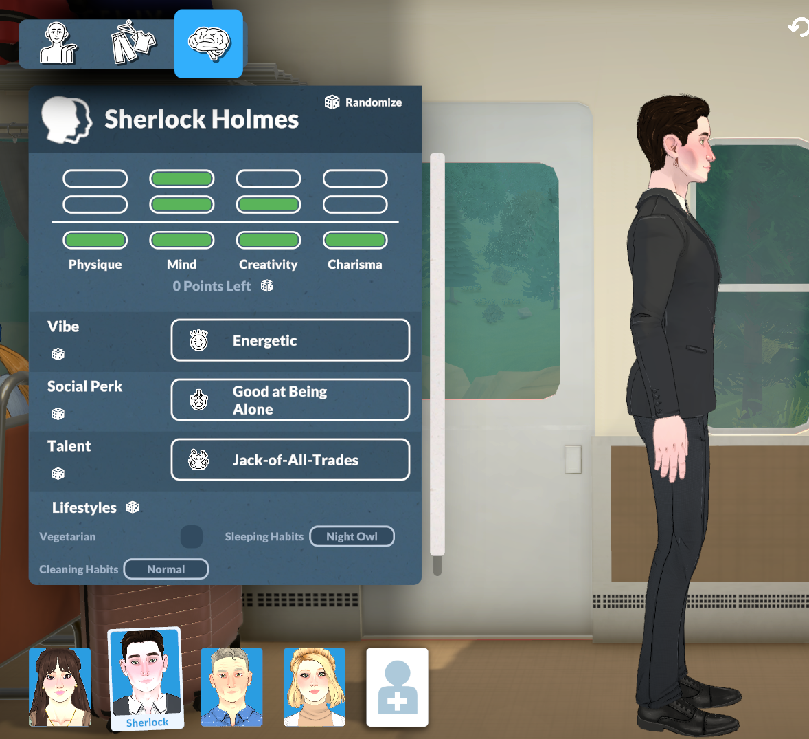 Sherlock Holmes & Company -- Character Bases image 1