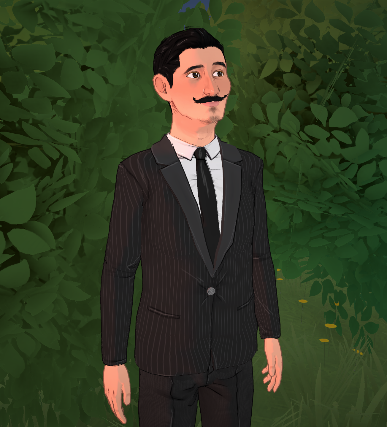 Morticia and Gomez Addams (and Lurch) image 3