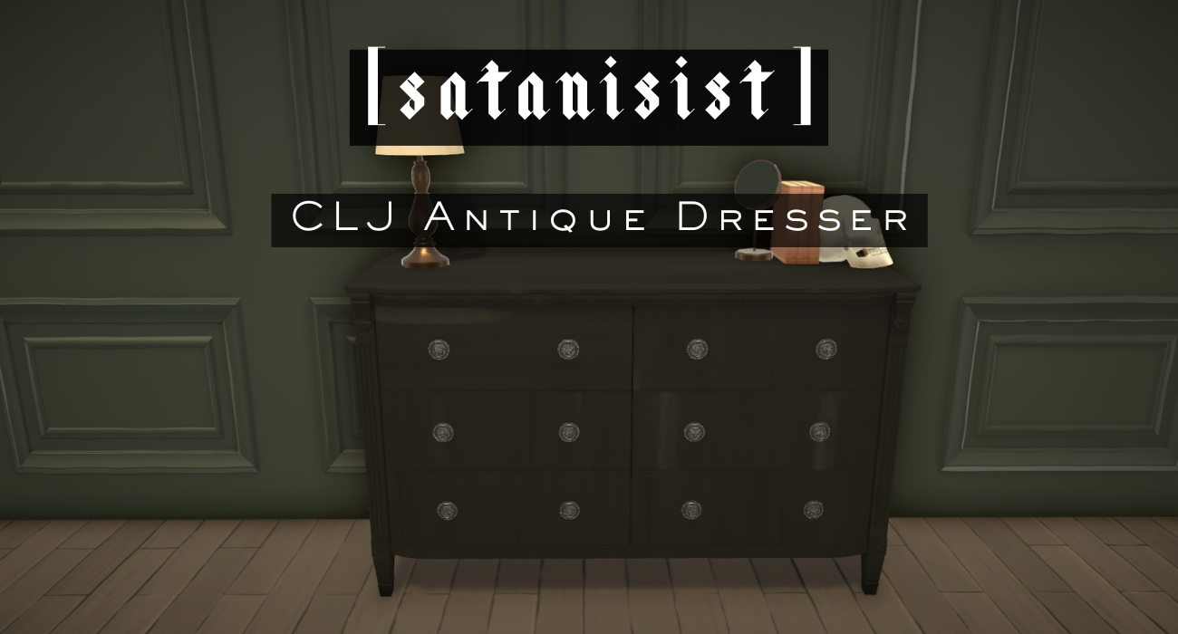 [satanisist] CLJ Antique Dresser image 1