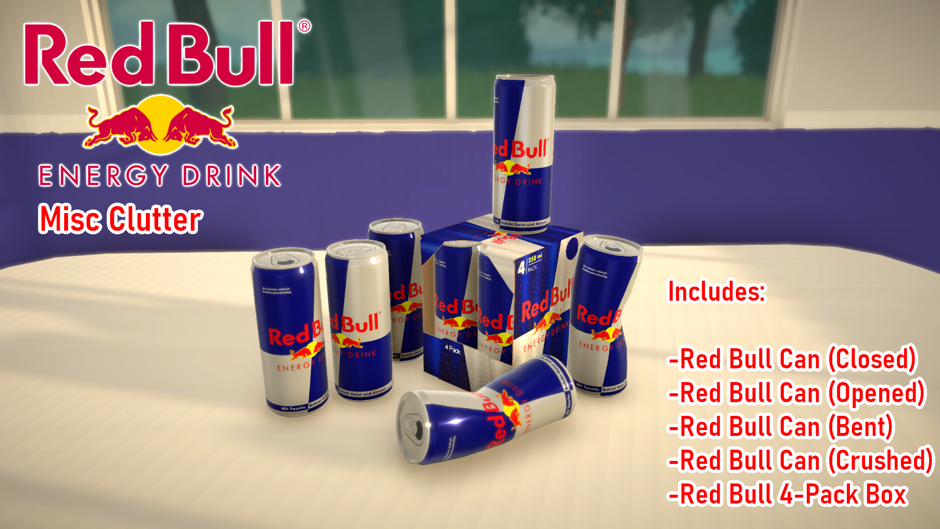Red Bull Cans image 1