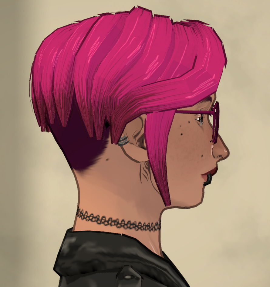 [Quinacridone]Hair Pack 001 image 7