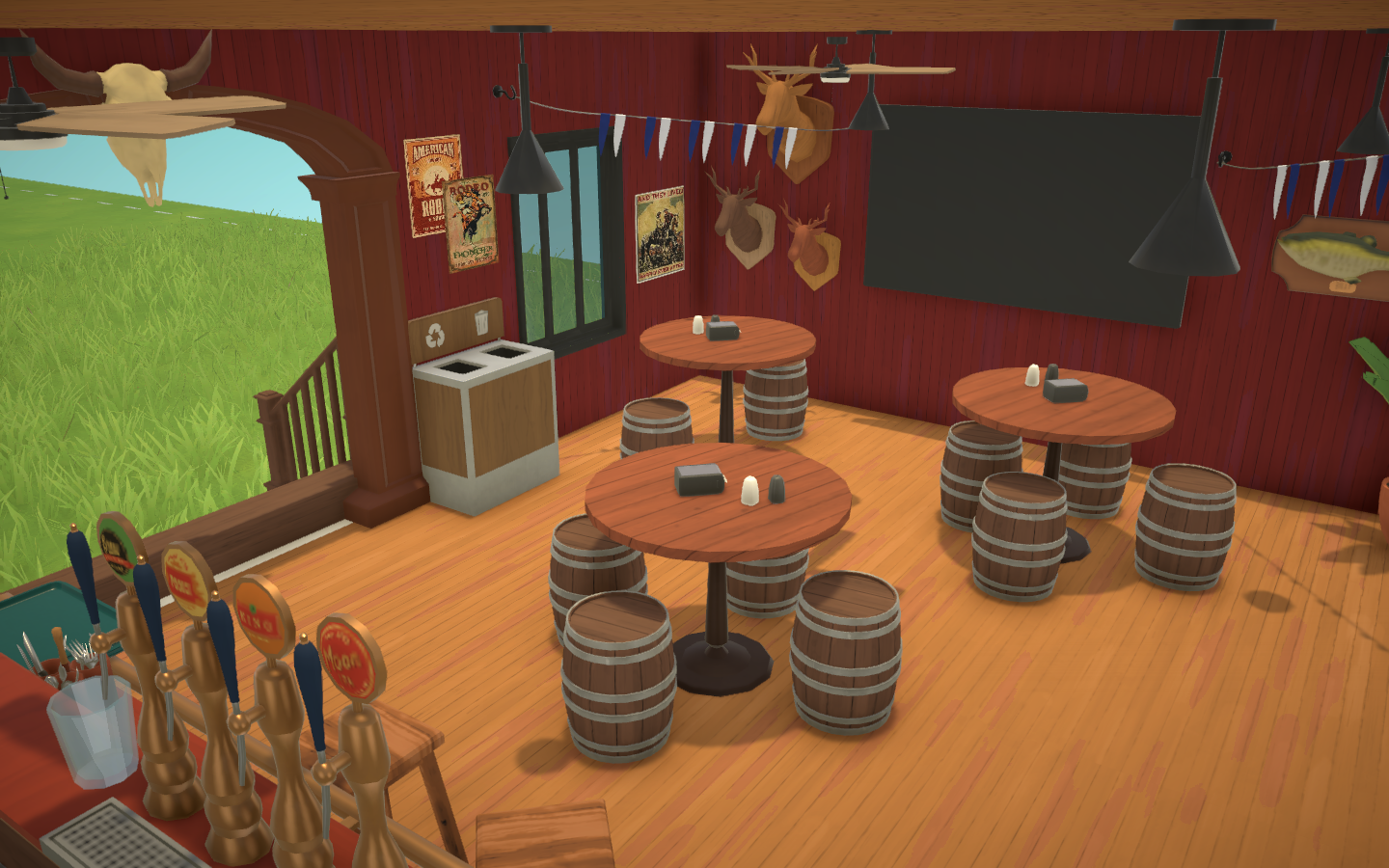 country themed barn bar image 2