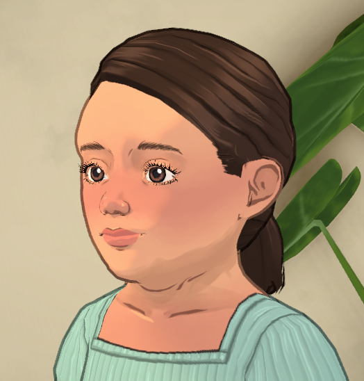 [Toddler] Hair Lowponytailsidepart image 2