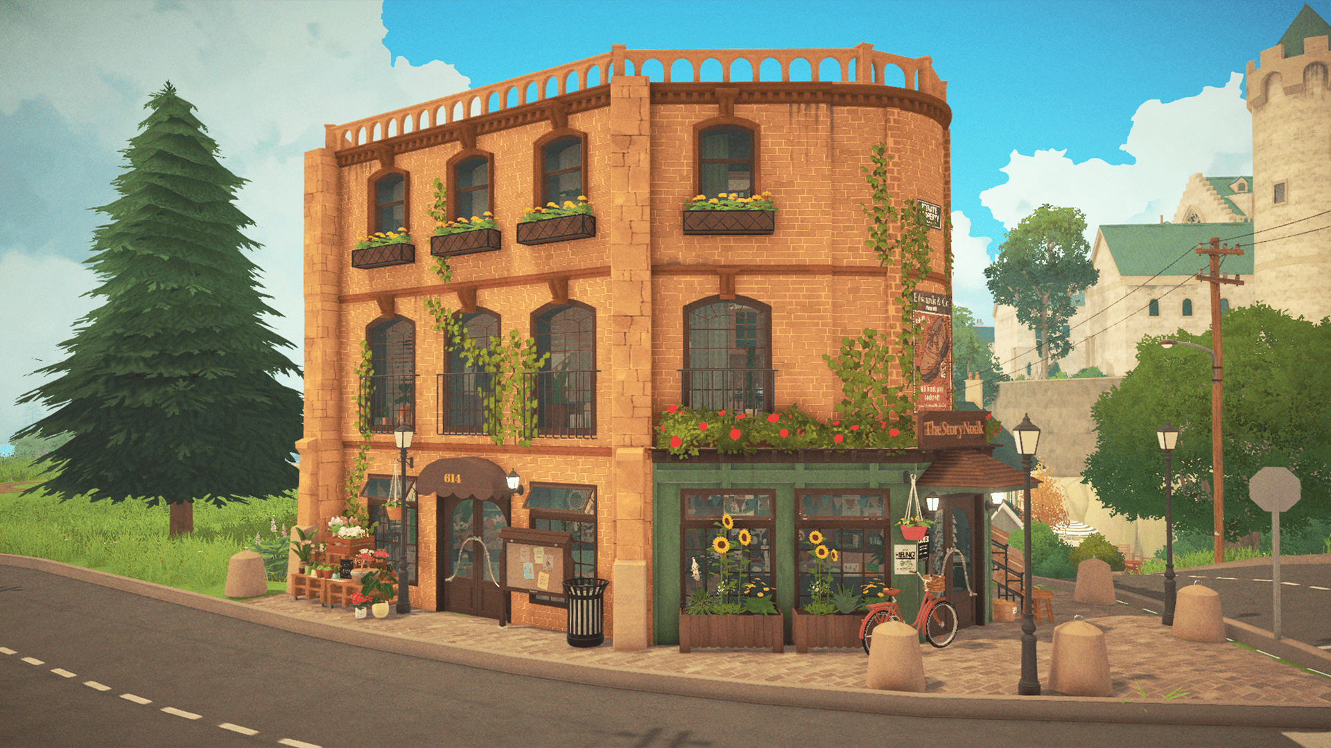Corner Building with Apartment [pujipop ♡] image 2