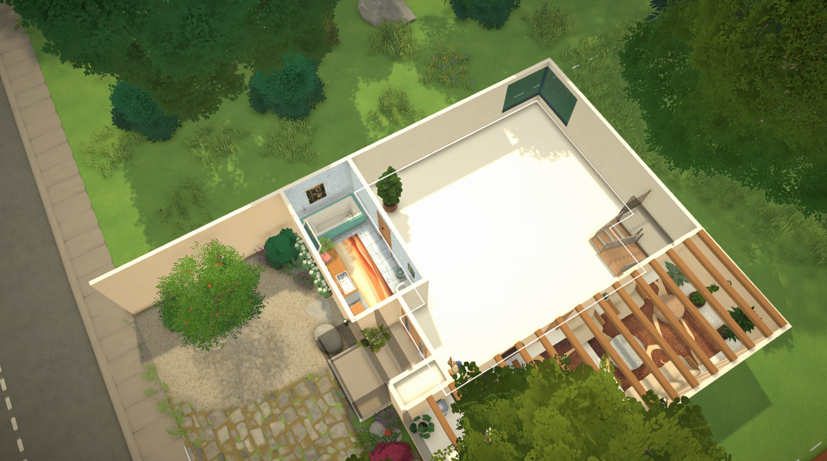 Cozy house twin – The Sims 4 Replica image 5