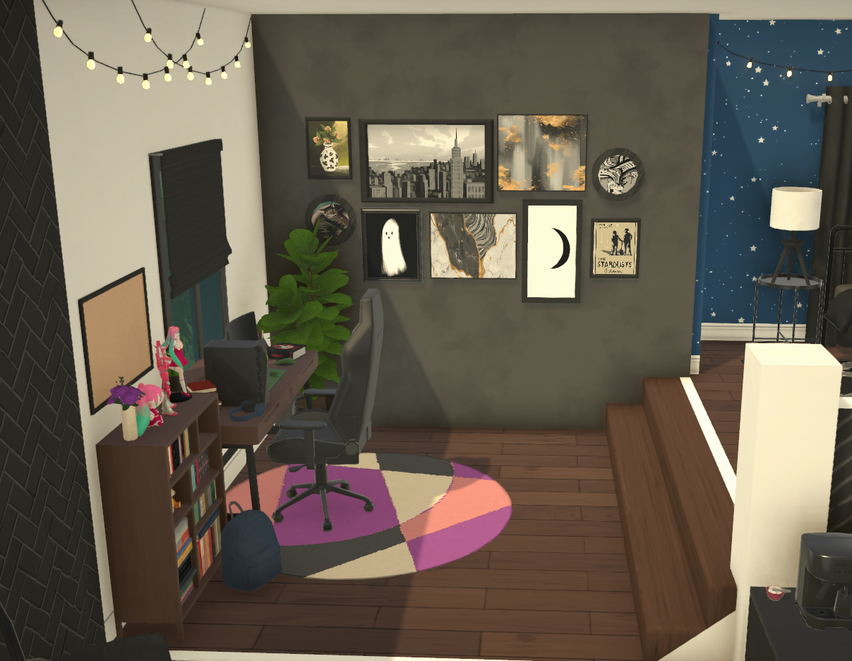 Small Black Platform Home image 4