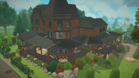 Victorian House and Gardens by TofuCryptid image 3
