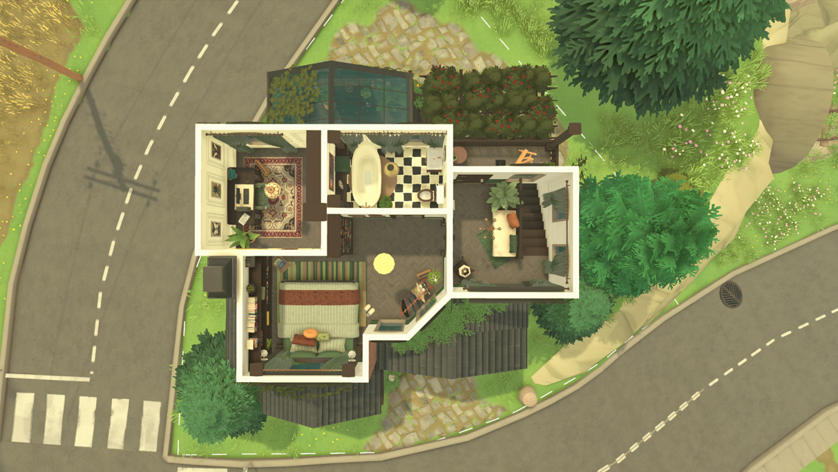 Cozy Dark Academia House image 13