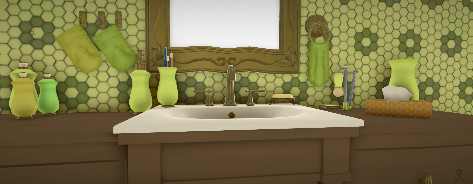 RosiesBathroomClutter image 1