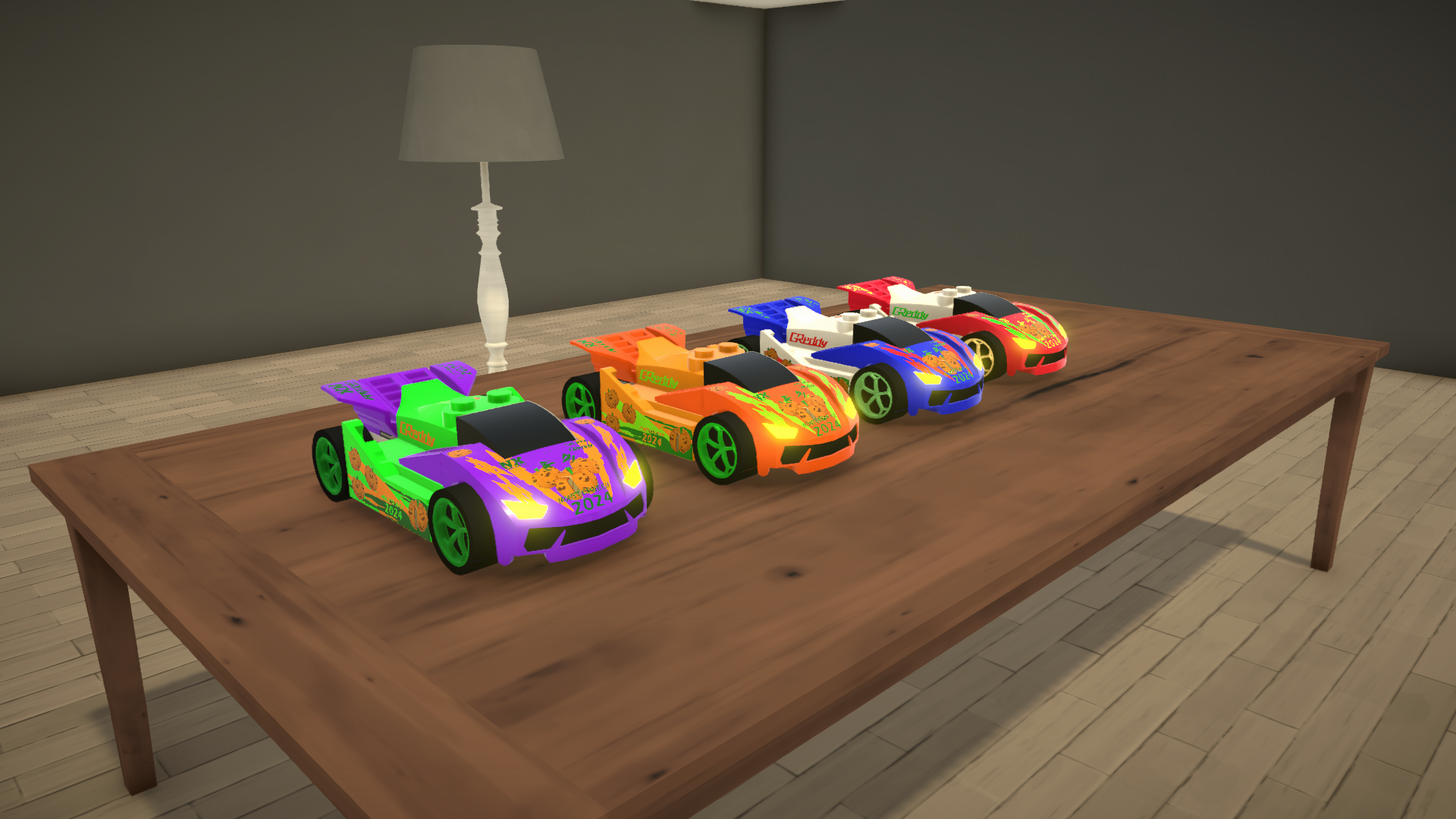 Deco Tiny Turbos car - Fire Swordtail collection image 2