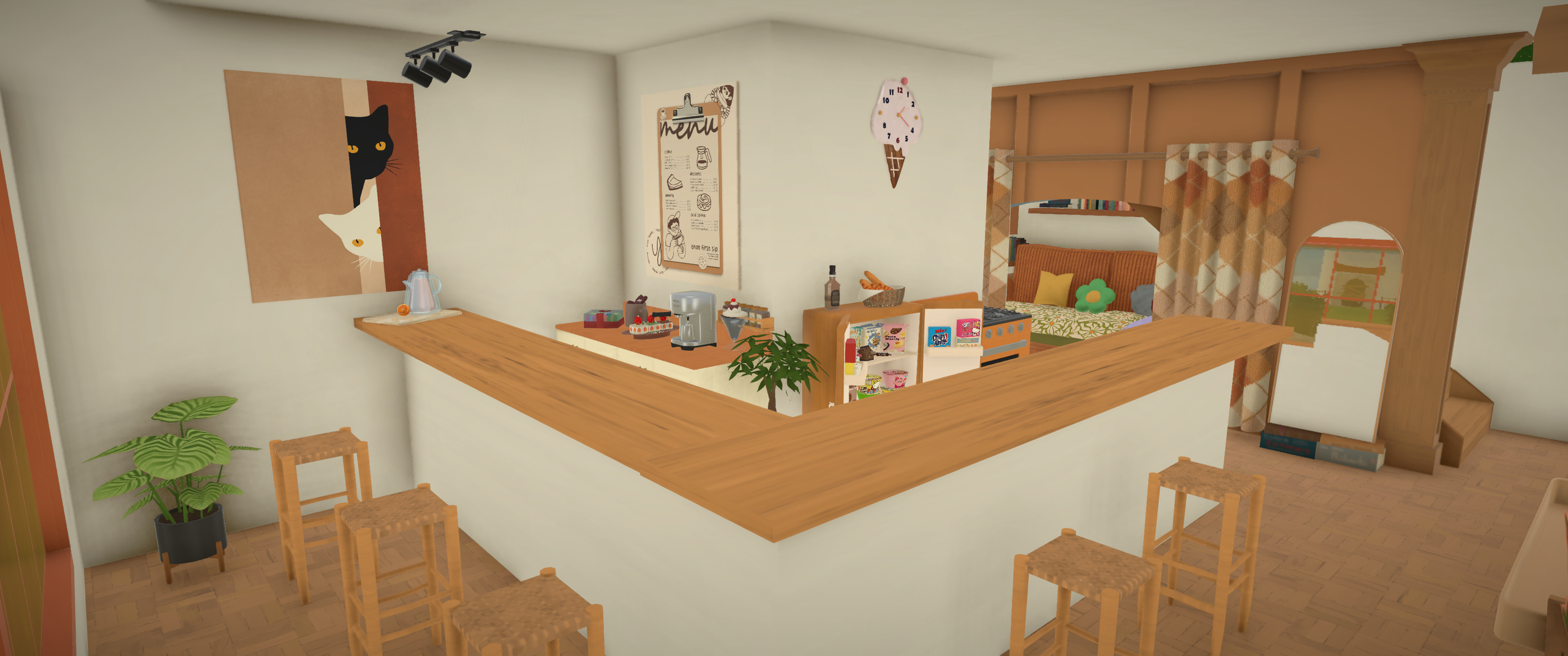[Bear] Coffee shop & residential lot image 3