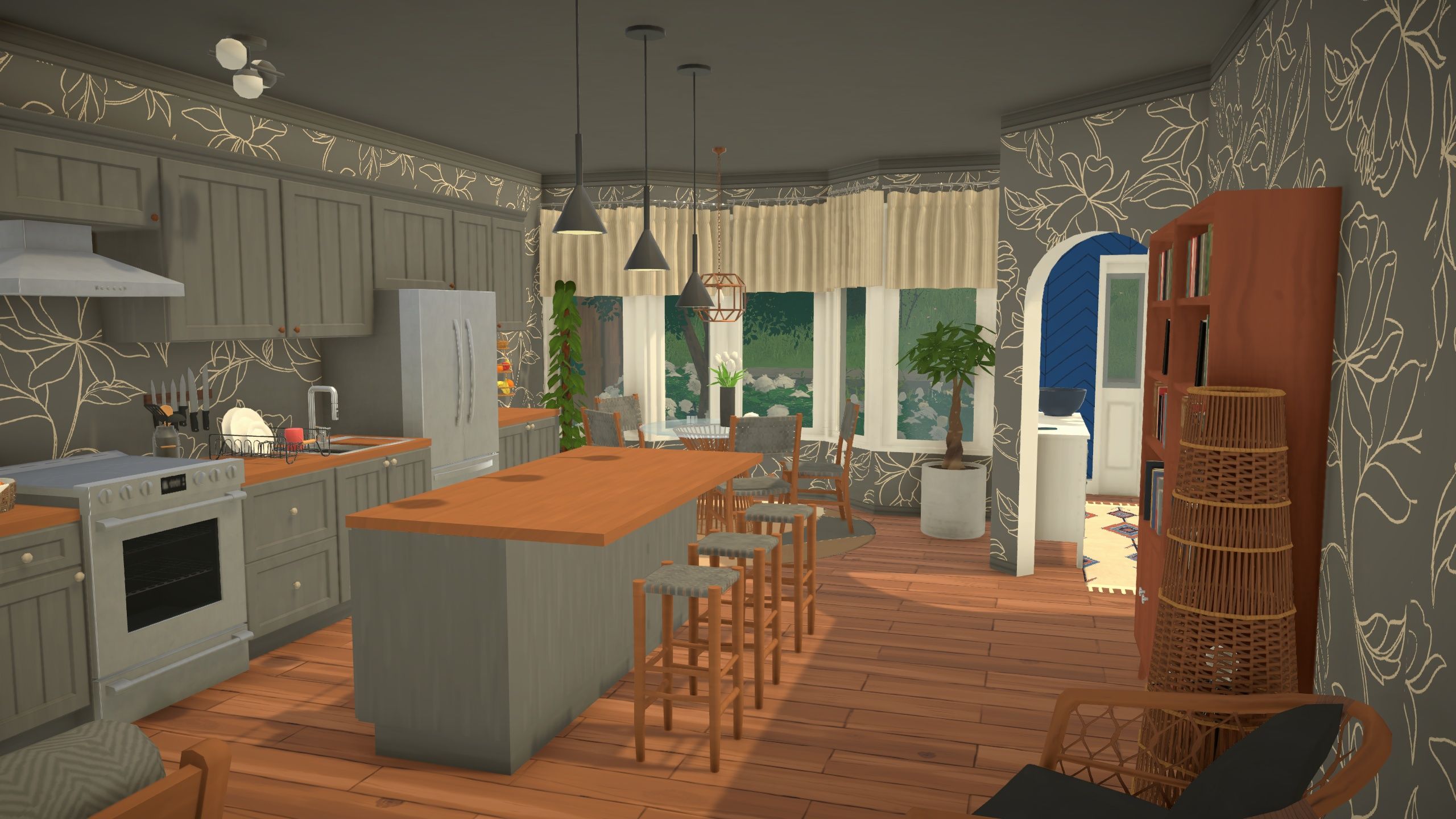 Blue suburban-ish image 7