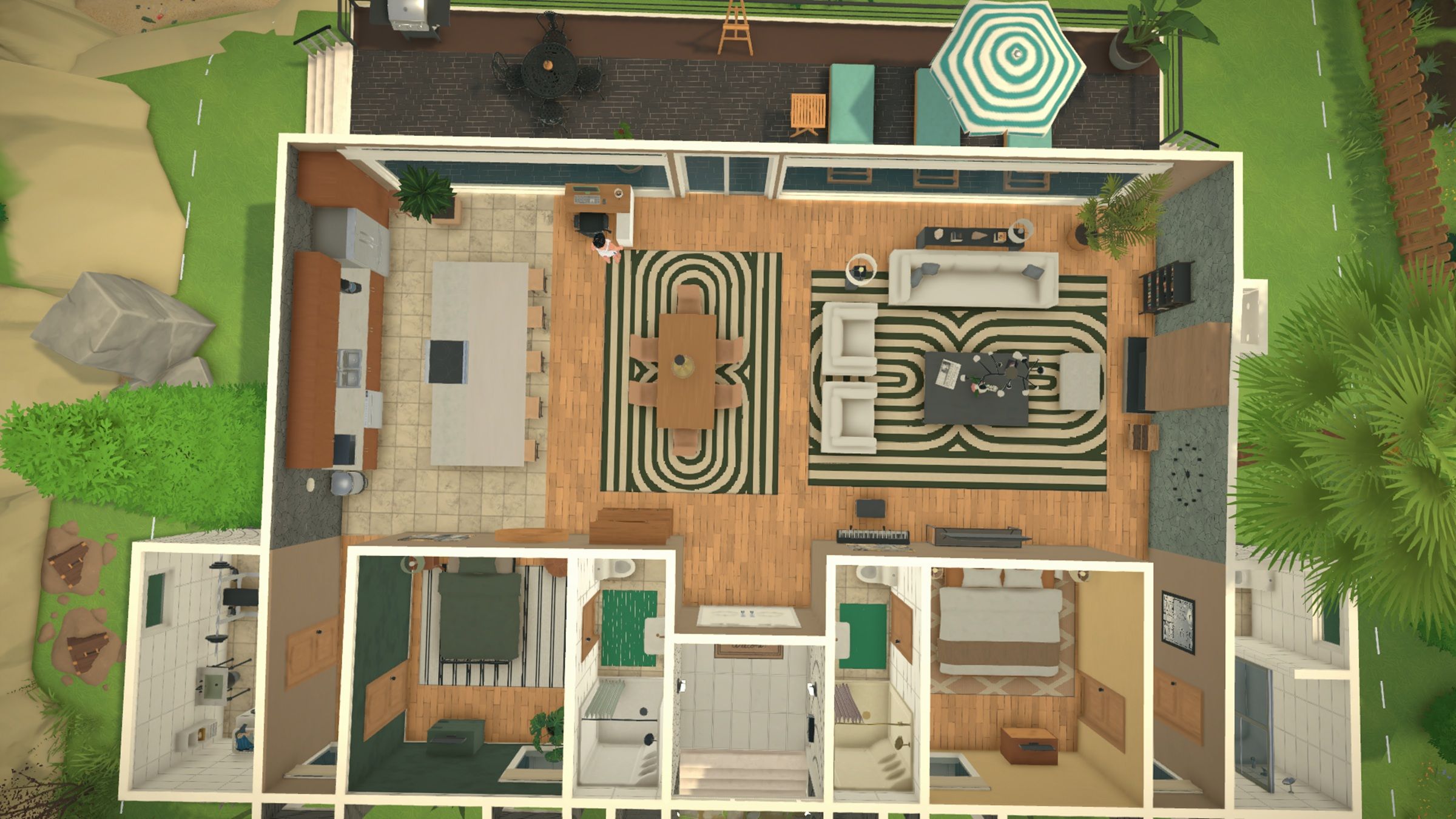 Large Open Concept Modern Home image 2