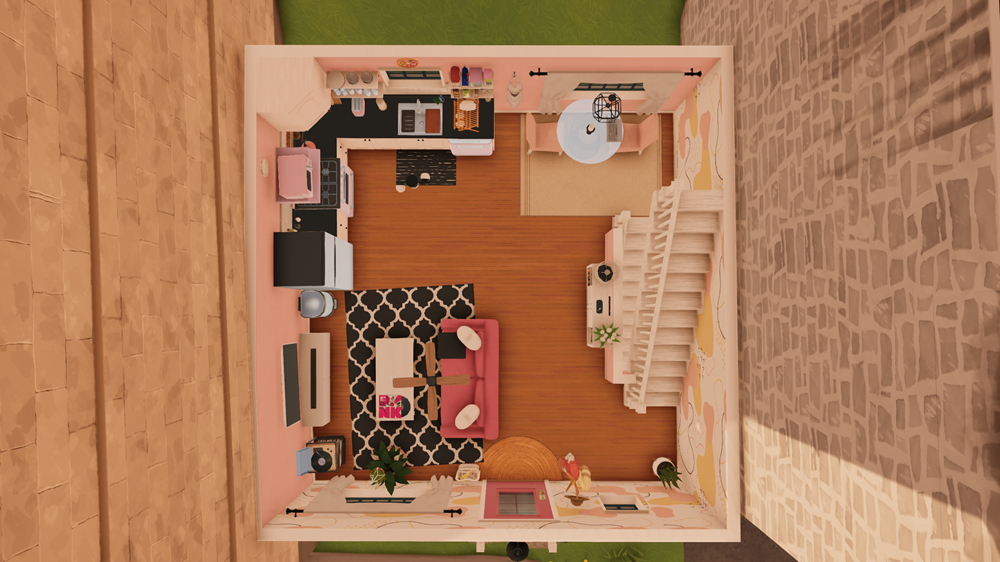 White and Pink Townhouse image 8