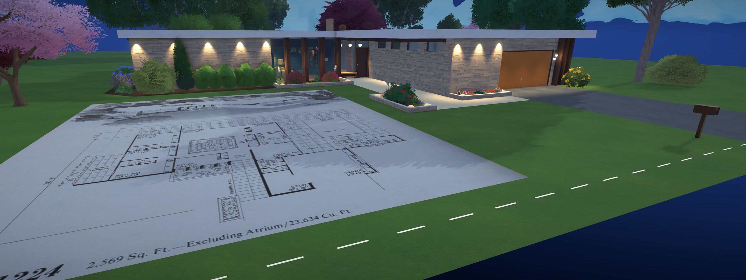 3 Bed, 2.5 Bath Mid-Century Modern House image 1