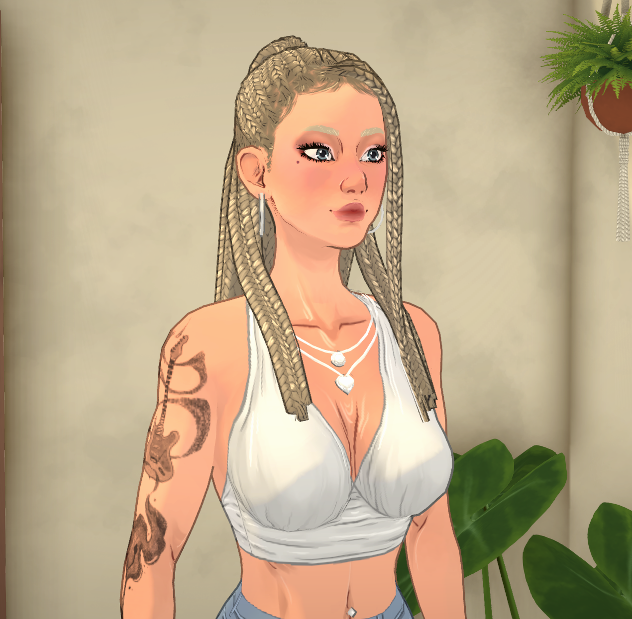 Pretty female character_Nekotine_01 image 3