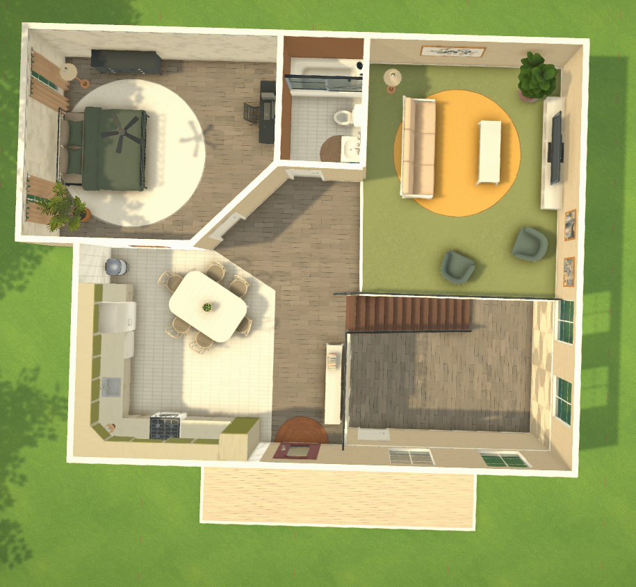 Modern starter house under 20k large 4 bedroom 2 bath image 2