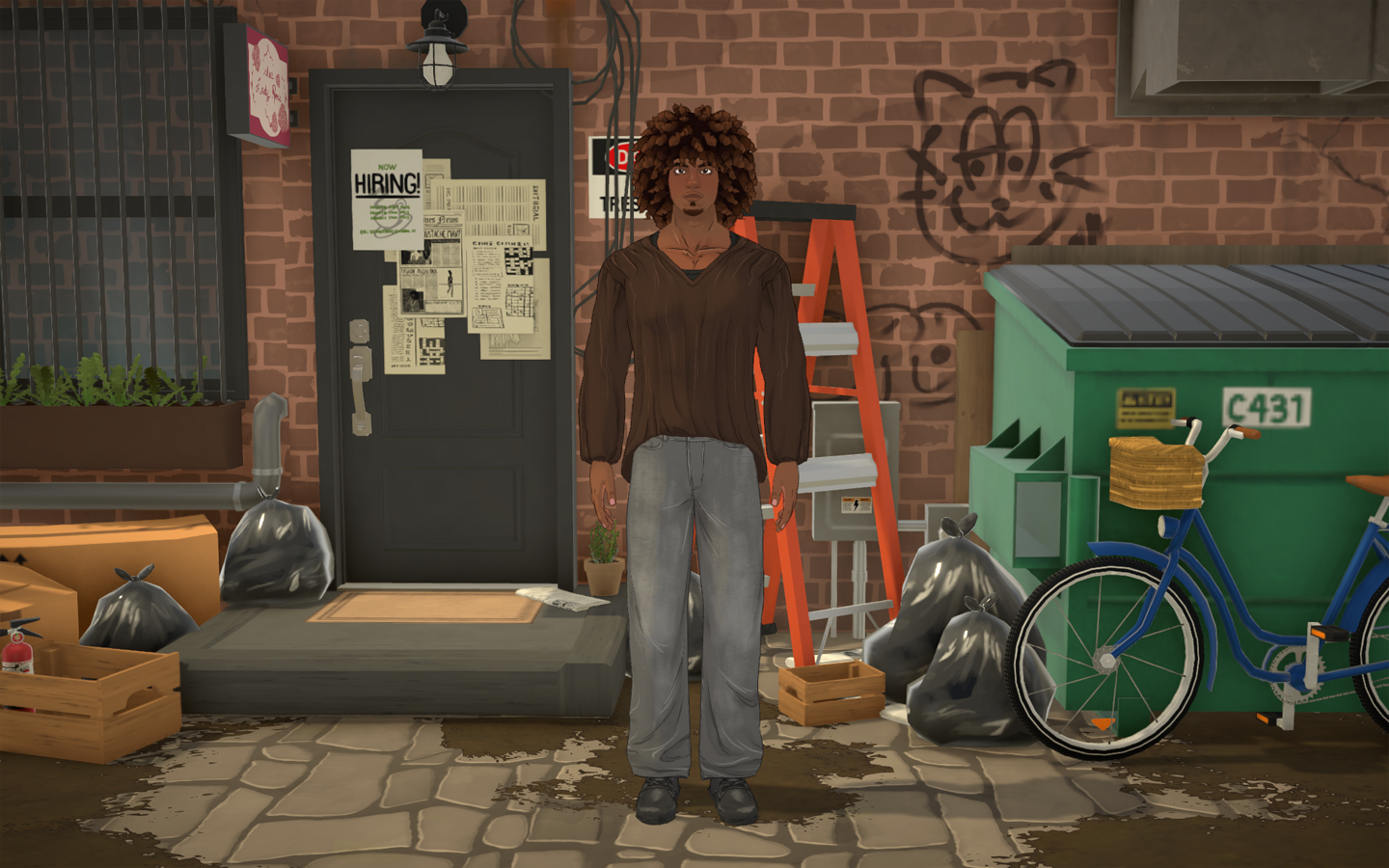 [vyx] PAM BG - Alleyway image 1