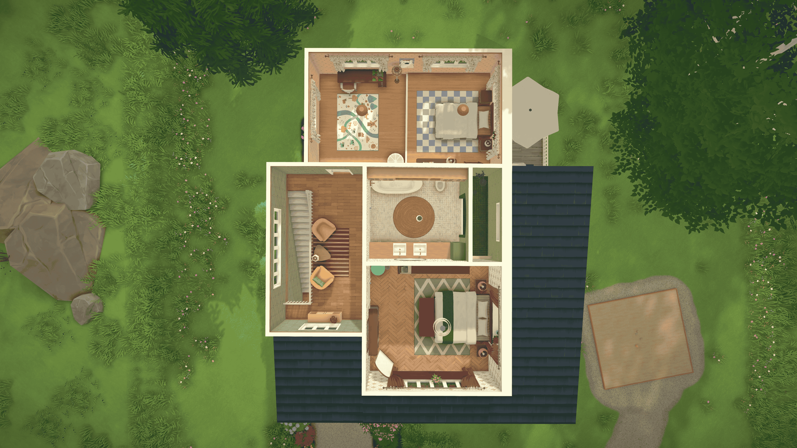 Blue Suburban/Farm House image 3