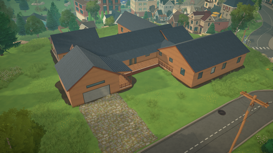 Deluxe Wood House empty image 2