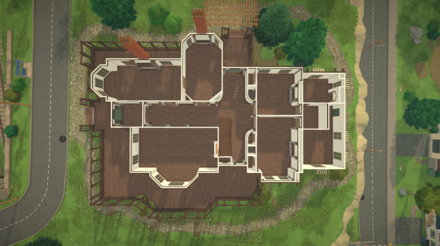 Second Empire Mansion Undecorated image 2