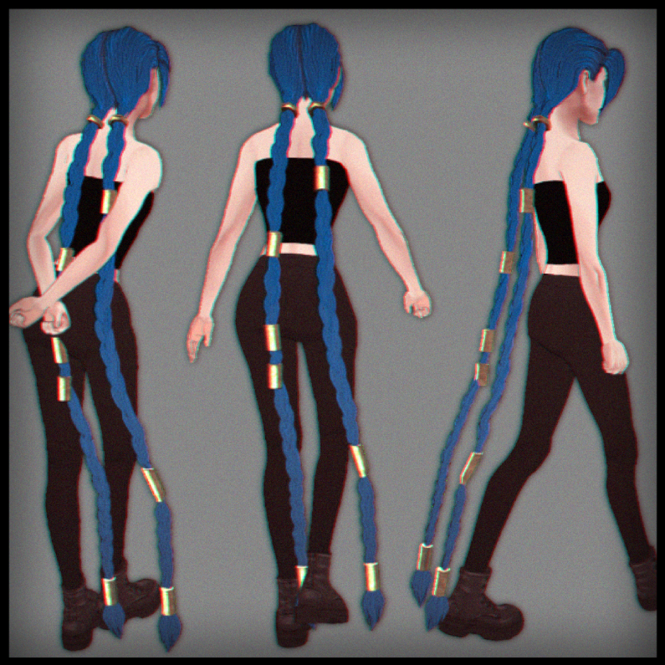 [Moons] Jinx Hair image 2