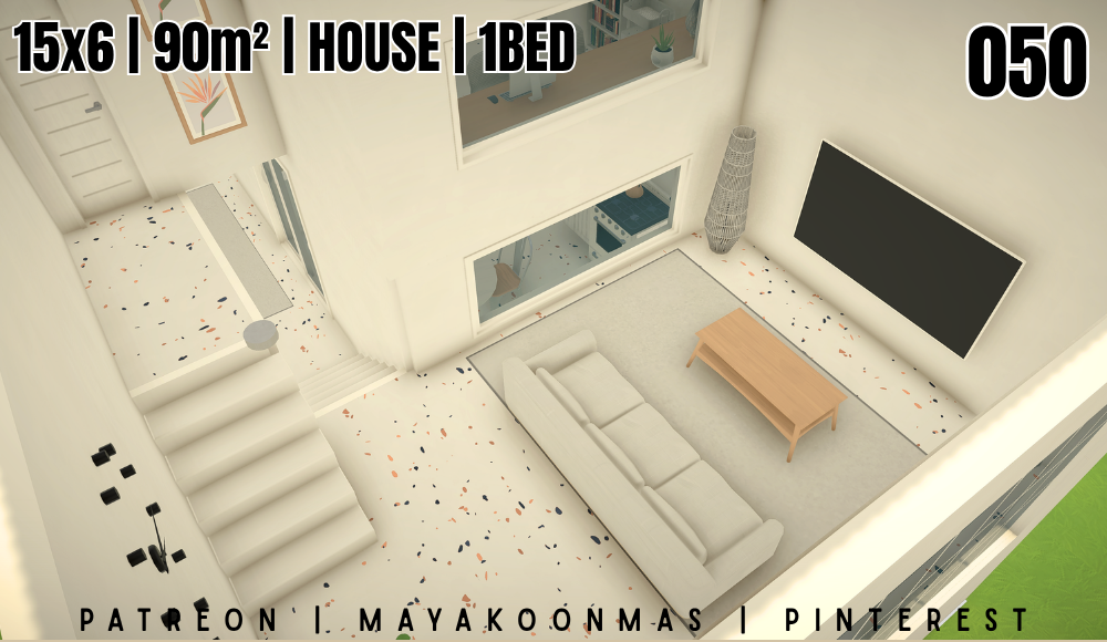 050 HOUSE 1BED 15x6 90m² image 3