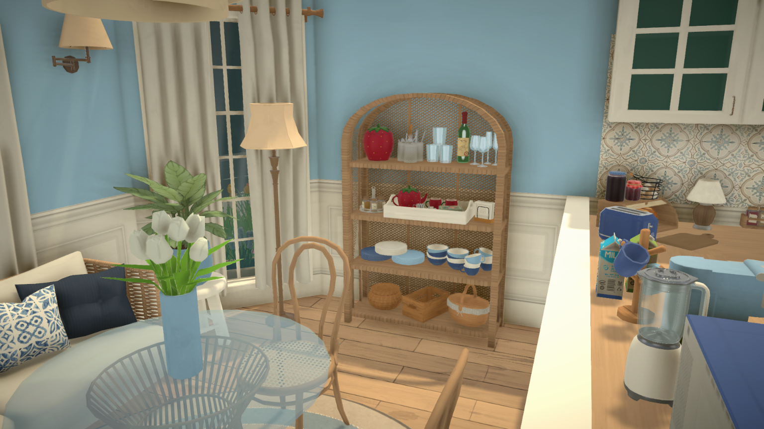 [FlaviaForesta] Light blue modern cottage image 24